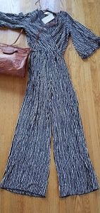 Vintage Havana Striped Jumpsuit NWT